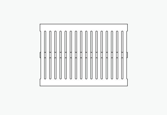 C3-355H35HD slotted trench grate