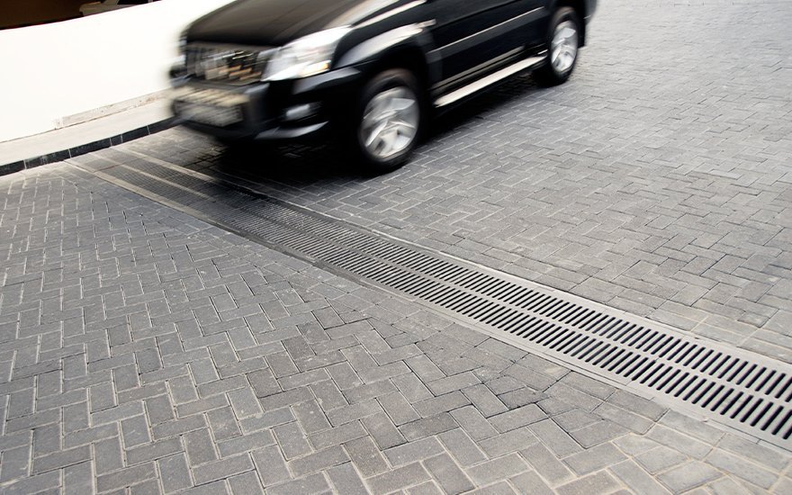 Jonite high performance tree grates in driveways of Burj Khalifa