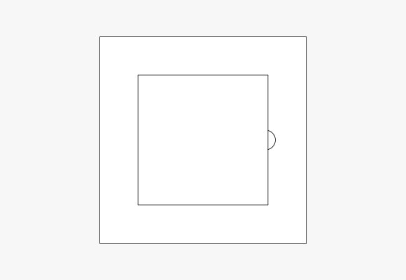 FHS125-200 hinged floor trap blank