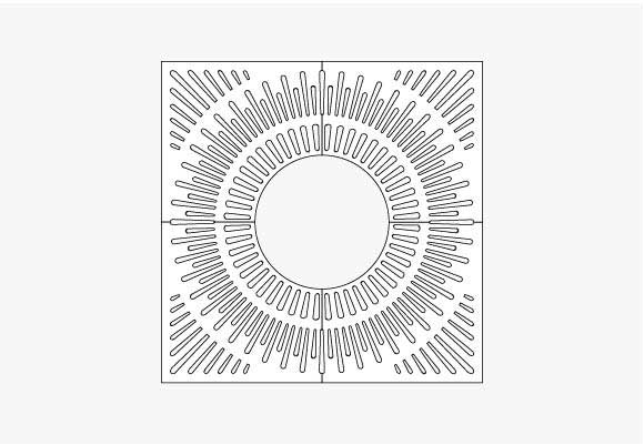 S1800/750 firework tree grate