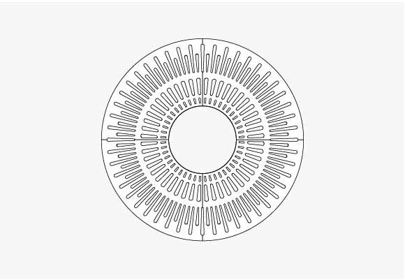 R1800/600 firework tree grate