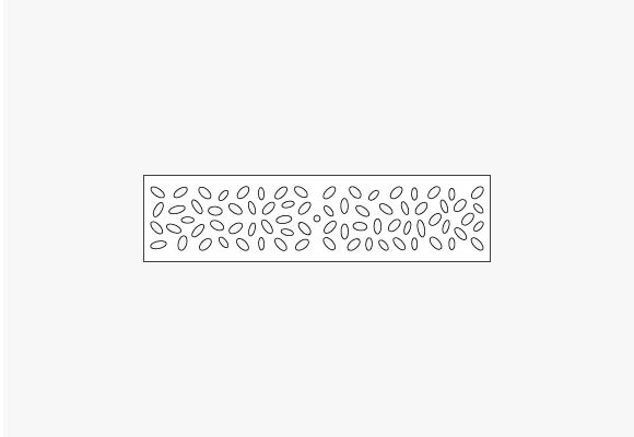 TG-Pebbles 124 pattern trench grate