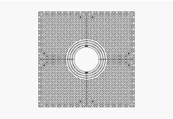 Keyholes S1500 ADA tree grate