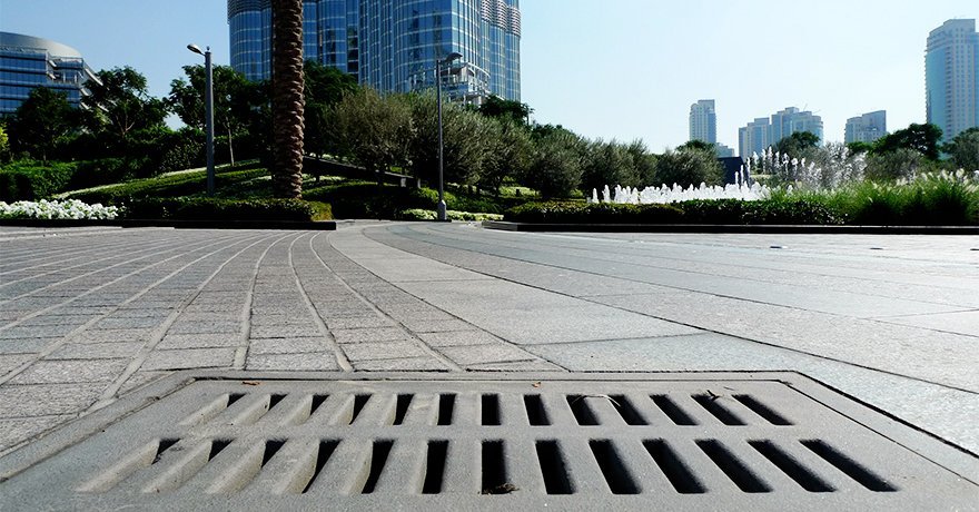 Custom reinforced reconstituted stone sump covers in Dubai