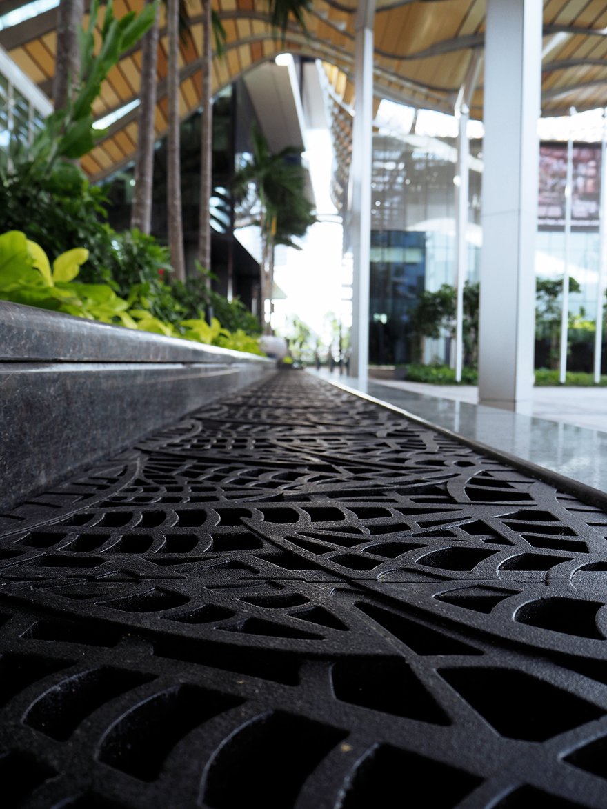 Jonite grate outside of South Beach