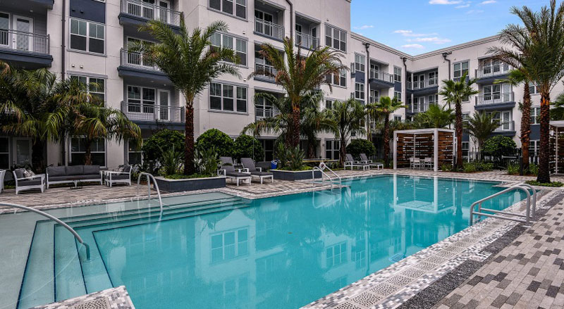 the swimming pool area at Overture Dr