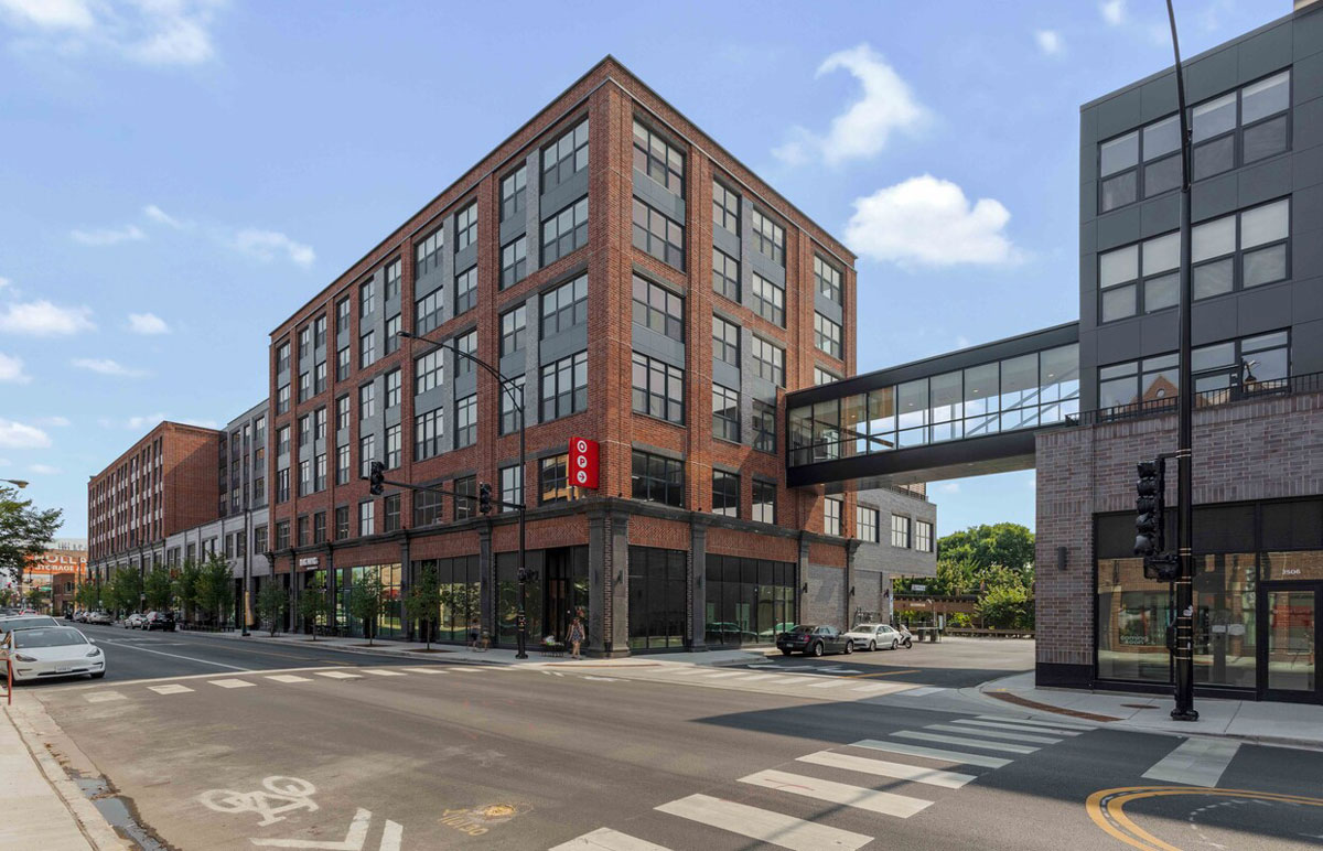 outside view of Logan Square Apartments