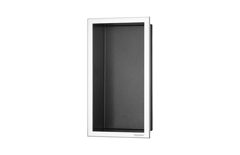BOX-15X30X10-PA wall niche in polished stainless steel