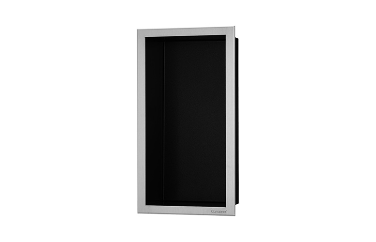 BOX-15x30x10-B wall niche in brushed stainless steel