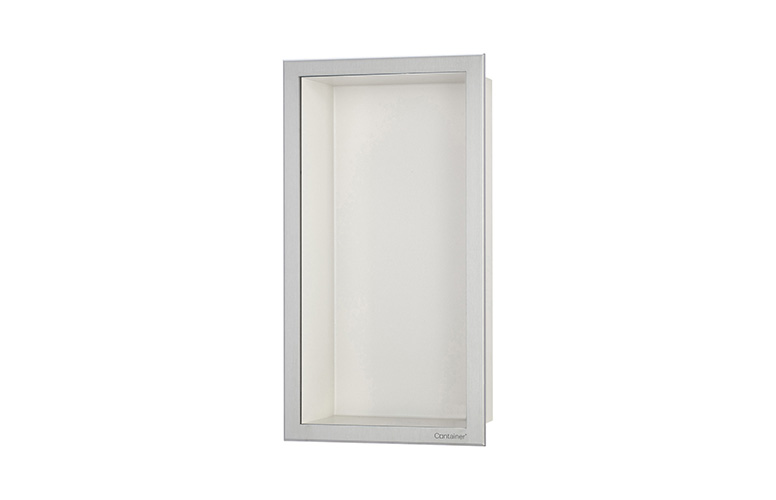 BOX-15x30x10-C wall niche in brushed stainless steel
