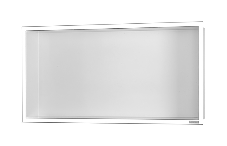 BOX-60x30x10-PW wall niche in polished stainless steel