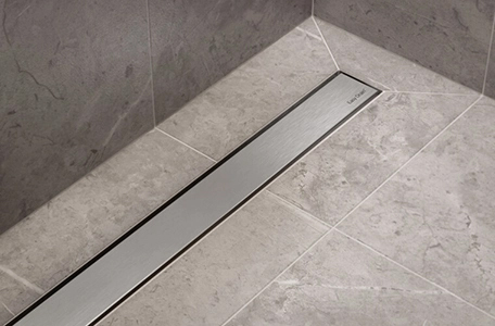 BD-Z basic drain in brushed stainless steel