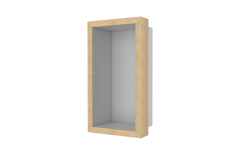 BOXW-15x30x10-N W-Box with oak frame finish