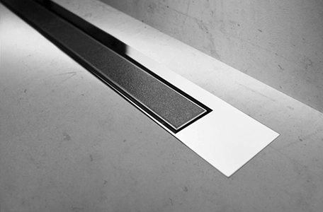 Modulo Design Z-3 shower drain in tile