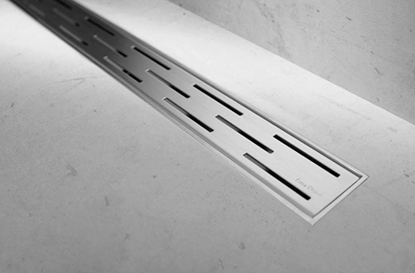 MLC Modulo TAF shower drain in brushed stainless steel