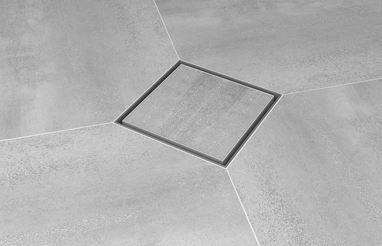 AQUABW-15x15-T Aqua Brilliant tile point drain