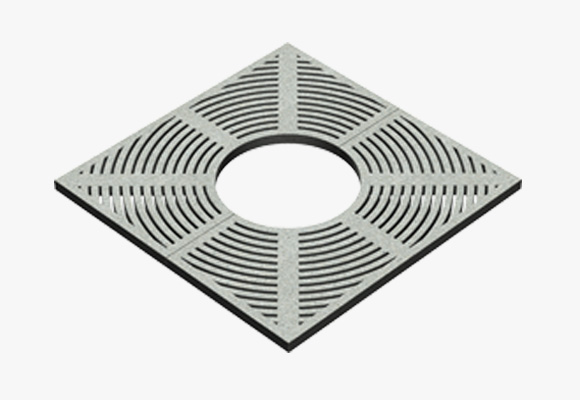 ADA Round Concentric 2.6' tree grate