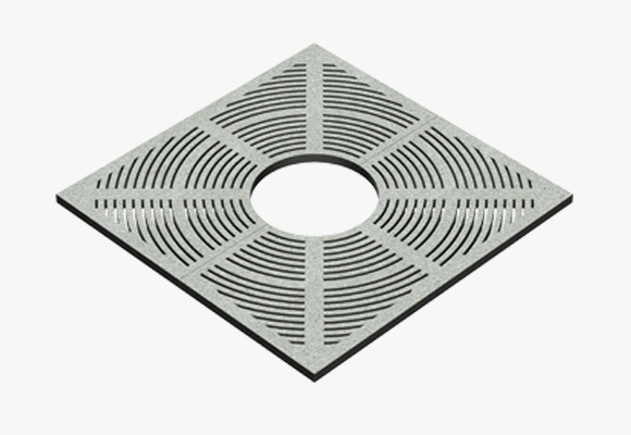 ADA Concentric 3.3' tree grate