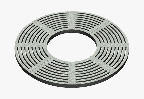 ADA Round Concentric 2.6' tree grate