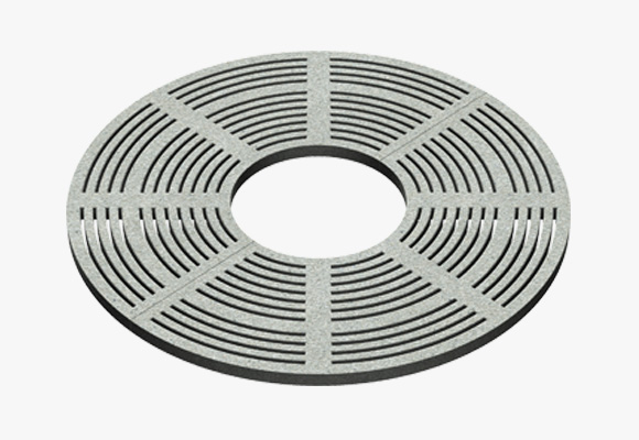 ADA Round Concentric 3.3' tree grate