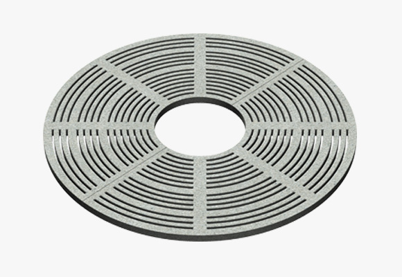 ADA Round Concentric 4' tree grate